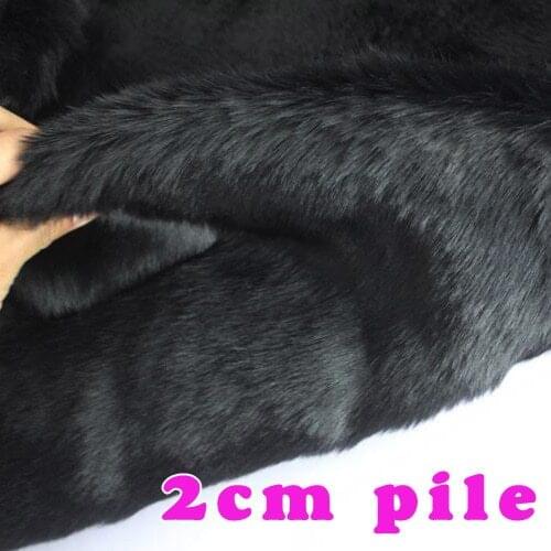 Black Shaggy Faux Fur Fabric (long Pile fur) 36"x60" Photography Backdrops Upholstery Fur Sold By The Yard Free Shipping