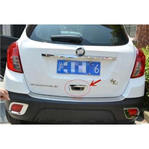 For Buick Encore 2013-2018 ABS Chrome Tailgate bowl Trunk door handle anti-scratch protection decoration car accessories