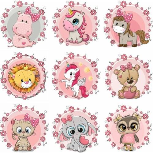 HUACAN Diamond Painting Full Square Cartoon Animal 5D Diamond Embroidery Cross Stitch Home Decoration Diamond Art Paints