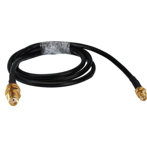 Superbat SMA Jack to SMA Female Pigtail Cable LMR/KSR195 1M for Wifi Router