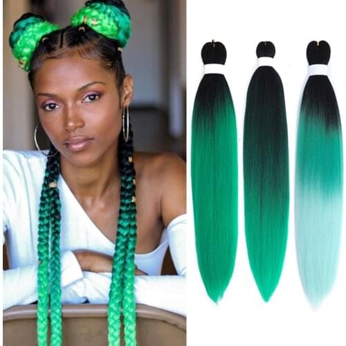 Natifah Hair Extensions For Hair Braids Pre Stretched Braiding Hair Synthetic Fake Hair Braids 24 Inch Braided Hair Pink Color