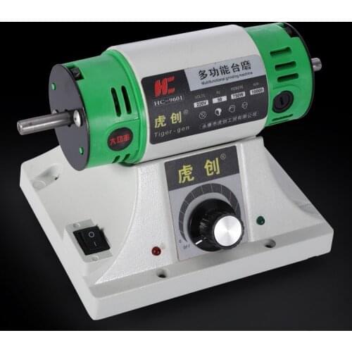 Taiwan Gemstone Jewelry Rock Desktop Polishing Machine Jade Carving Polishing Polishing Tools 800-10000RPM 750W
