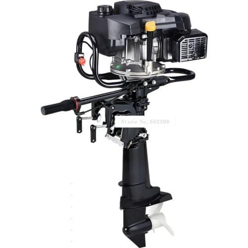 9 Horsepower Boat Outboard Engine Air-cooling Gasoline Fuel Short Shaft Four 4 strok Outboard Motor For Inflatable Boat