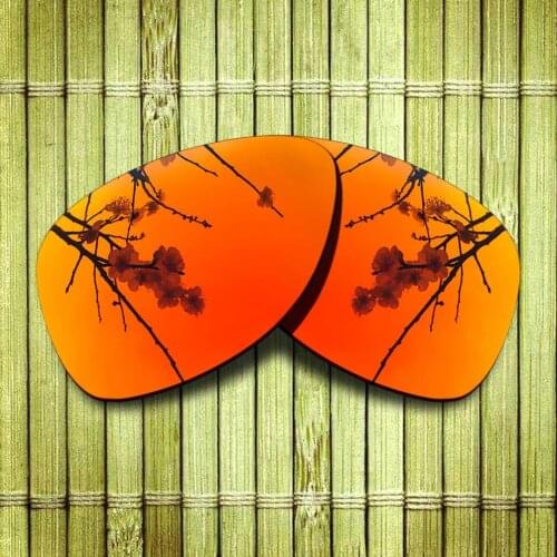 Polarized Replacement Lense For-Oakley Dispatch 2 Sunglasses Frame True Color Mirrored Coating - Fire Red Color Available