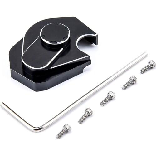 Durable Aluminum Alloy Gearbox Cover Metal Protective Gear Shell for 1/24 1:24 Axial SCX24 90081 RC Car Accessories Accessories