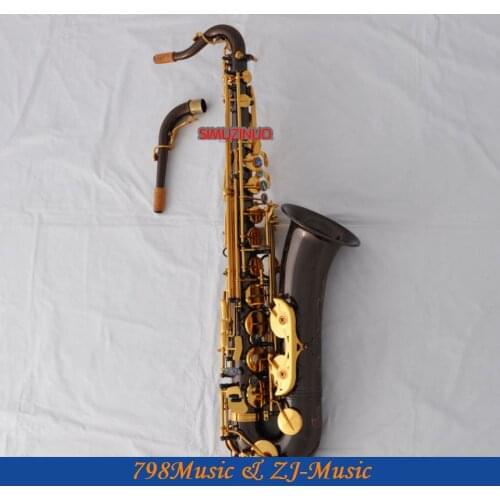 Professional New Black Nickel C Melody Saxophone High F# sax Abalone Key 2 Neck