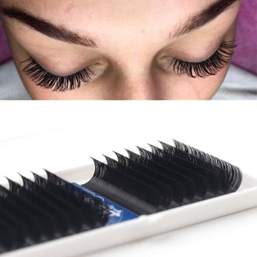 NEWCOME High Quality 16 Lines Eyelash Extensions,False Mink 3D Long Eye Lashes,False Individual Eyelash All Size Cilias Makeup