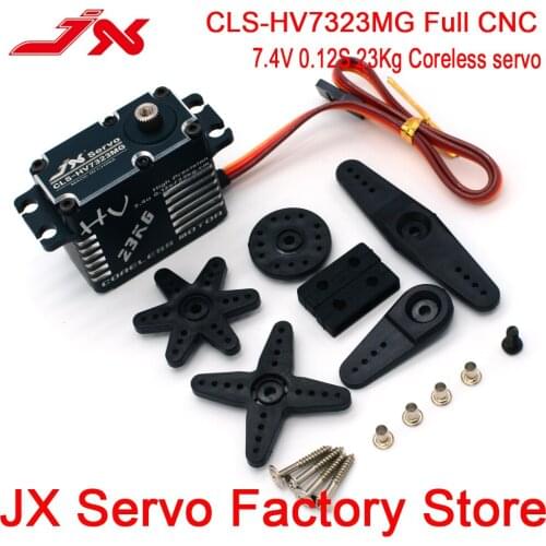 JX Servo CLS-HV7323MG 23KG HV High Precision Steel Gear Digital Coreless Servo For RC Car Robot RC Model Accessories