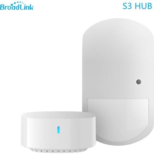 Broadlink Smart Home Security System Door Sensor S3 Hbu Kit Magnetic Anti Theft Burglar Alarm Door Sensor Work With Alexa Google