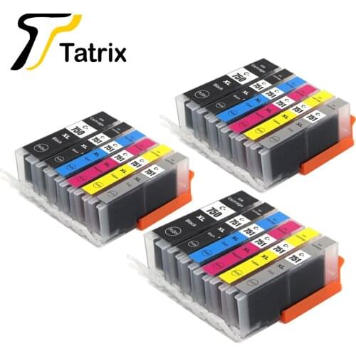 Tatrix For Canon PGI750 CLI751 Compatible Ink Cartridge pgi750xl cli751xl , For Canon PIXMA MG6370/MG7170/MG7570/IP8770