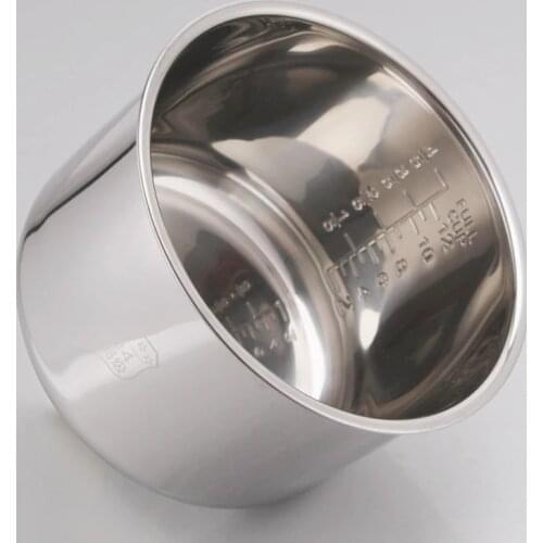 304 stainless steel rice cooker inner bowl for Zojirushi B257 pot rice cooker parts replacement