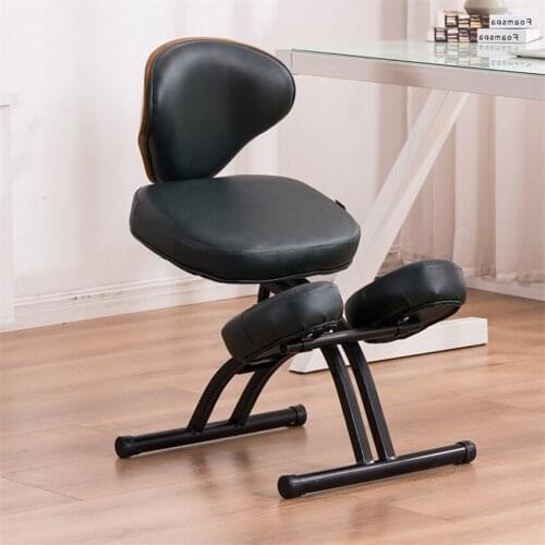 YDM-1458-3 Ergonomic Design Office Computer Chair Adjustable Height Angle Posture Correct Lifting Kneeling Chair With Backrest
