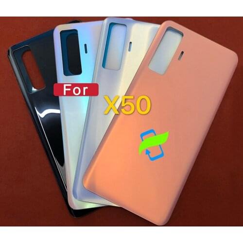 X50 Pro Back Glass Battery Cover For VIVO X 50 Housing 3D Glass Case For X50 Pro Rear Door Back Cover