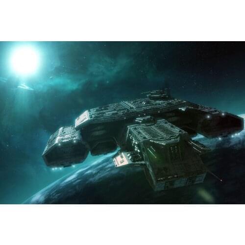 Stargate Apollo Science fiction spaceship TV ME Art Print Silk Poster Home Wall Decor 24x36inch