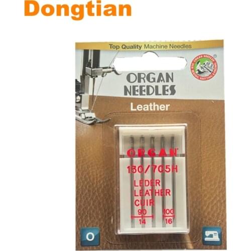 5pcs/pack Organ Household Sewing Machine Needles For Leather Size 90 100