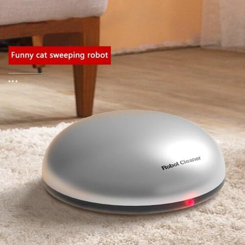 Interactive Cats Chasing Toy Fun Cat Sweeping Robot Pet Dog Cat Hair Cleaner Electric Hair Sucker Pets Houseuse Removal Hair