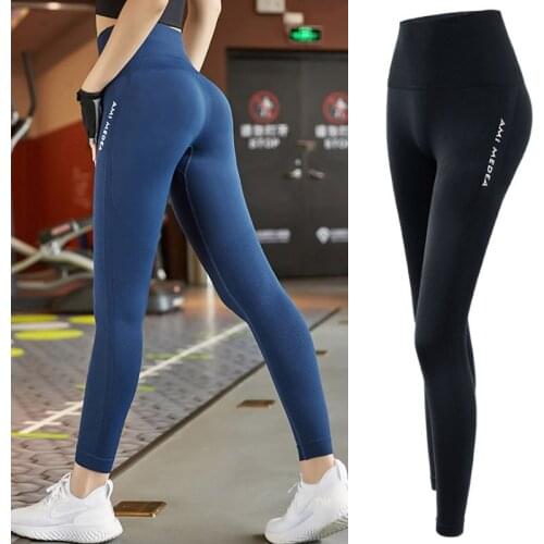 Womens Sports Pants Seamless Leggings Women Fitness Tummy Control Pants Sports Leggings Gym High Waist Skinny Leggings