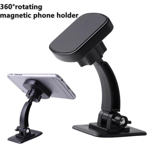 360°rotating Magnetic Phone Holder In Car Smartphone Stand Clip For Mount Car Magnetic Phone Holder Suit To All Model Cellphone