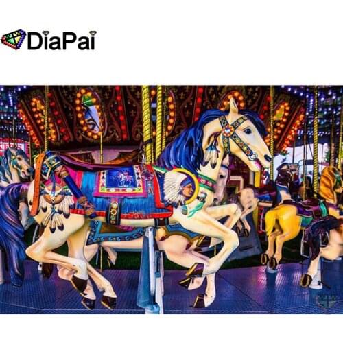 DIAPAI 100% Full Square/Round Drill 5D DIY Diamond Painting "amusement park" Diamond Embroidery Cross Stitch 3D Decor A20901