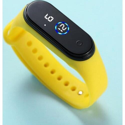 2021 New Silicone Childrens Watch Led Outdoor Sport Digital Waterproof Clock For Boys Girls Electronic WristWatch Kids Watches