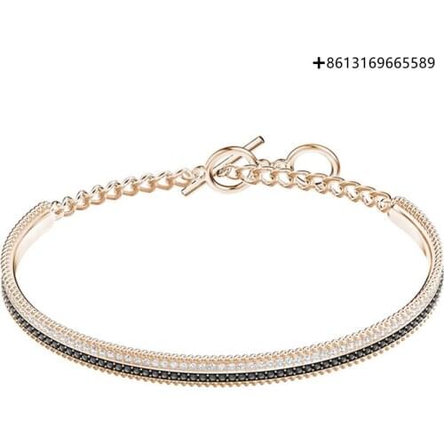 HERO Original Copy High Quality 1:1 SWA Simple Design Platinum Plated Gold Bracelet With Logo Envelope