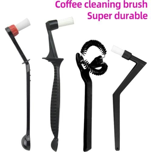 Plastic Coffee Machine Cleaning Brush Espresso Grinder Machine Group Head Kitchen Cleaning Brush