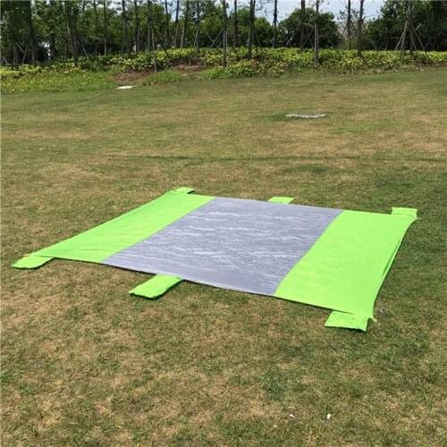 Beach Blanket Sand Free Parachute Picnic Mat Green Waterproof Travel Camping Outdoor Camping Mat