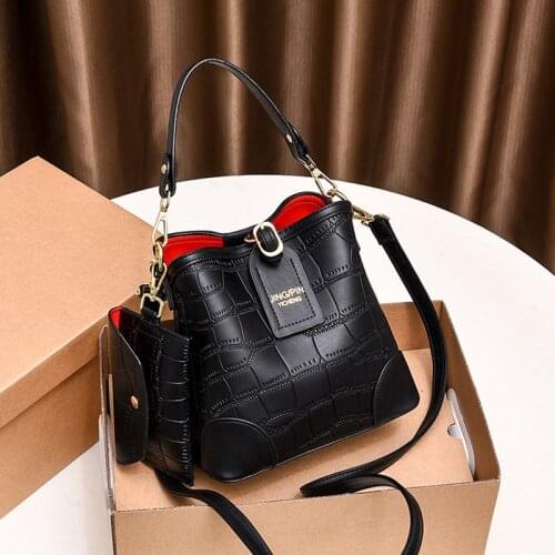 Simple Stone Pattern Handbag 2020 Autumn Winter New Shoulder Bag Fashion Messenger Bag High Quality Large Capacity Female Bag