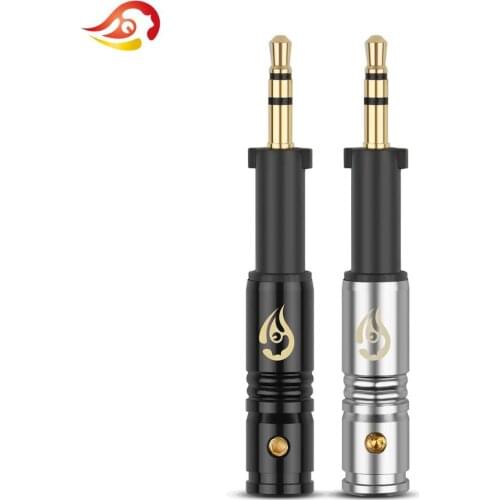 QYFANG 2.5mm 3 Pole Earphone Plug Gold Plated Copper Audio Jack Wire Connector Metal Adapter For K450 K480 Q460 HiFi Headphone