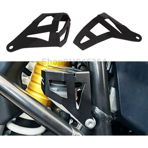 Motorcycle Rear Brake Pump Fluid Reservoir Oil Cup Cover Guard Protector For BMW R1200 GS R1200GS LC ADV 2013-2018 14 15 16 17