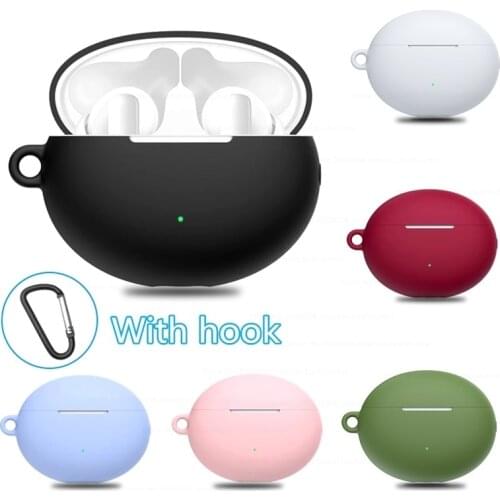 Silicone Earphone Protect Shell Cover For Huawei Freebuds 4i 4 i Headset Smart Accessories for Hauwei Freebuds4i Case With Hook