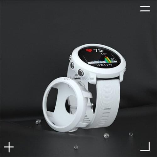 Replacement Silicon Slim Watch Band Case Cover For Garmin Forerunner 645 Music Smart watch Protector Shel