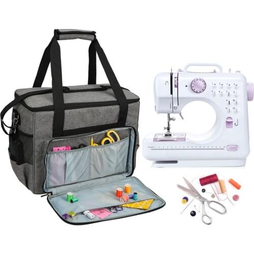 Knitting Bag Large Capacity Sewing Machine Storage Bag Wool Crochet Hook Knitting Needle Sewing Supplies Set Household Organizer