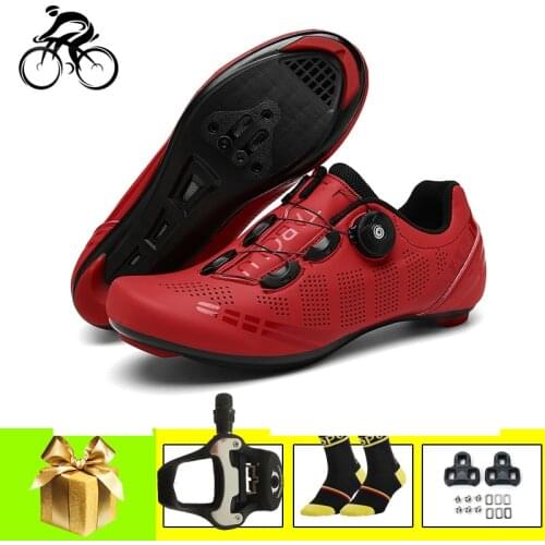 Cycling Shoes Road Men Professional Breathable Self-locking SPD-SL Pedals Outdoor Bicycle Riding Sneakers Zapatillas Ciclismo