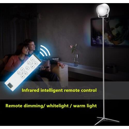 High quality Modern brief for led floor lamp vertical lamp remote control dimming floor lamp Reading lamp