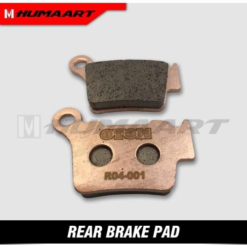 HUMAART Motorcycle Rear Brake Pad for SX SXF EXC XC F for TE TC FC FE SM SMR Dirt Bike MX Off Road