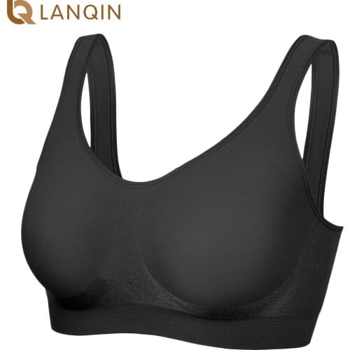 Womens Comfort Seamless Wirefree Bra Sleep Full Coverage Support Flexible