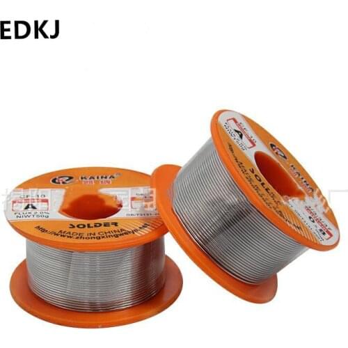 0.5/0.6/0.8/1/1.2/1.5/2mm 50g/100g/roll High-purity tin line Solder ingest Flux Reel Welding Line Solder