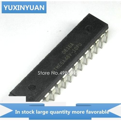 1PCS ATMEGA48V-10PU ATMEGA48V 10PU ATMEGA48V10PU ATMEGA 48V-10PU EGA48V-10PU ATMEGA48 in stock