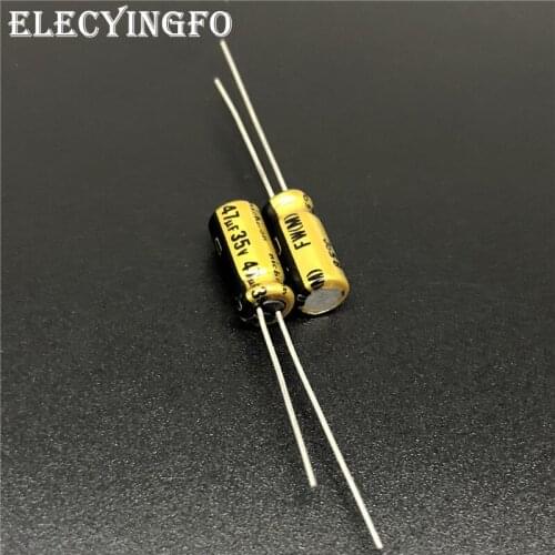10pcs 47uF 35V NICHICON FW Series 5x11mm 35V47uF HiFi Audio Capacitor
