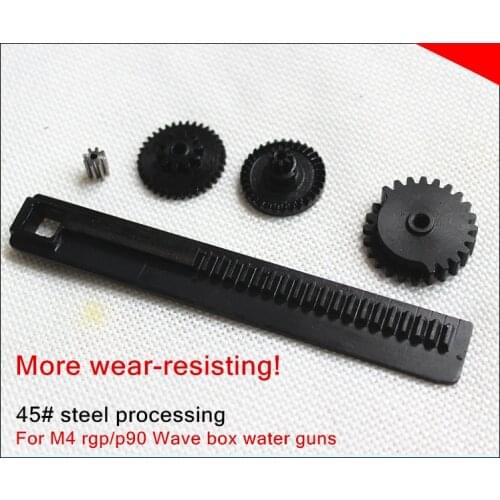 45# steel Water gun metal gear For M4 rgp/p90 Wave box water guns.Heat treatment+quench!More wear-resisting