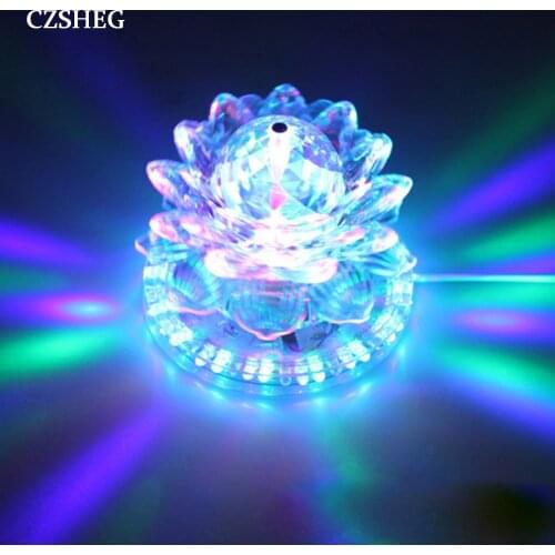 Auto Rotating Disco RGB Led Stage Light Magic Ball Party Club Stage Lighting Effect For Christmas Home KTV Xmas Wedding Show Pub