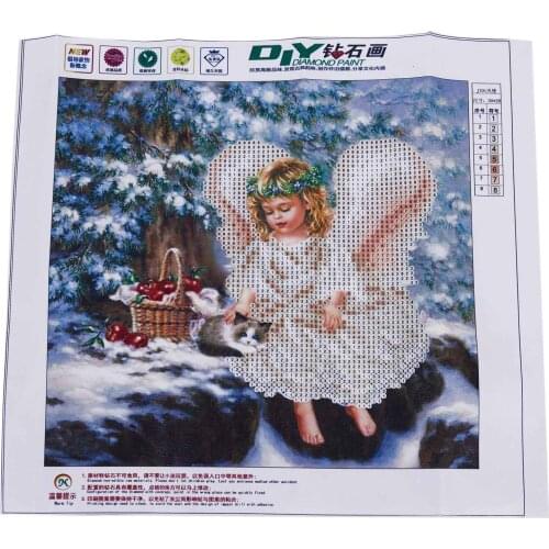 CNIM Hot 1set Little Angel Diamond Embroidery Painting Home Decor Cross Stitch DIY Craft