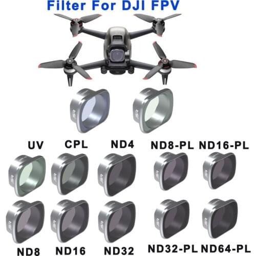 DJI FPV Combo Lens Filter UV/CPL/NDPL4/8/16/32 Set Neutral Density Polar Filters Kit Camera Drone Accessories Quadcopter