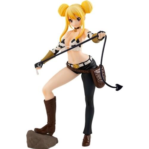 Pre-Sale Fairy Tail Lucy Heartfilia Japanese Anime Figure Sweet Sexy Cartoon Pvc Model 17Cm Anime Peripheral Character Toy Gift
