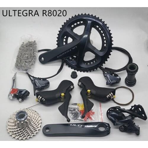 SHIMANO R8020 Groupset ULTEGRA R8020 Hydraulic Disc Brake Derailleurs ROAD Bicycle R8020 R8070 shifter FC 50-34T 52-36T 53-39T