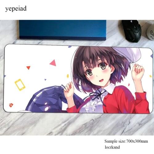 Saenai Heroine no Sodatekata mousepad 900x400mm gaming mouse pad computer gamer accessories large mat laptop desk protector pads