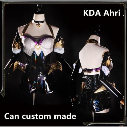 KDA Ahri LOL Cosplay k/da ahri cosplay costume sext jumpsuit can custom made