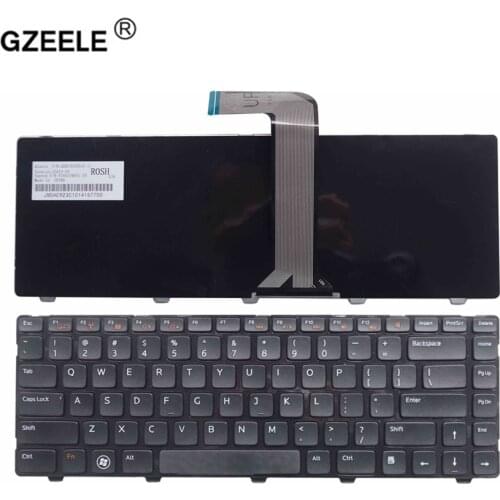 GZEELE US Keyboard for DELL INSPIRON 14R N4110 M4110 N4050 M4040 N5050 M5050 M5040 N5040 X501L X502L P17S P18 N4120 M4120 L502X