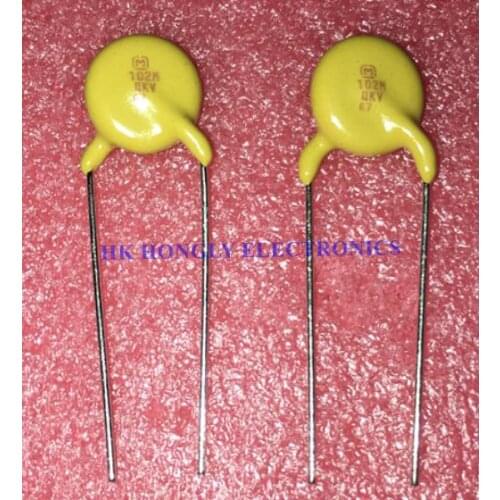 100PCS ECKD3G102MDU 4KV 102K 1000PF Capacitor